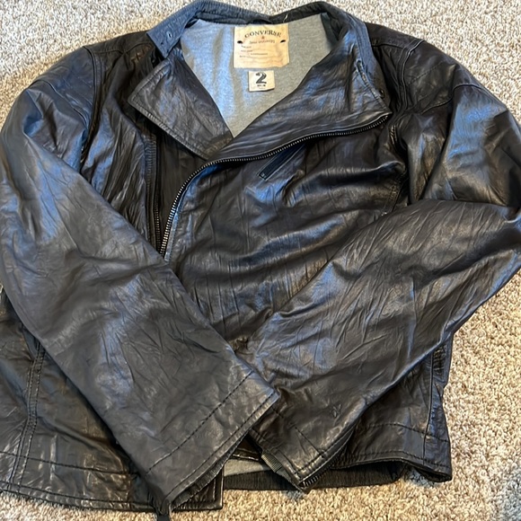 John Varvatos X Converse Leather Jacket, size M Men’s - Picture 4 of 4